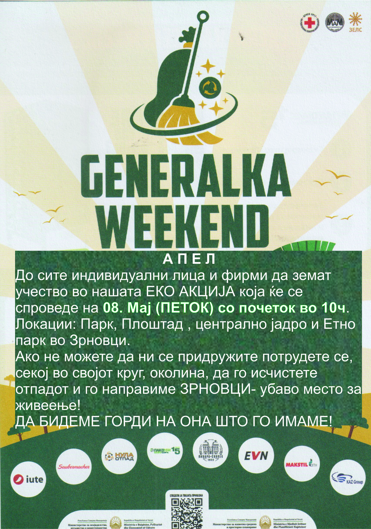 GENERALKA VIKEND apel